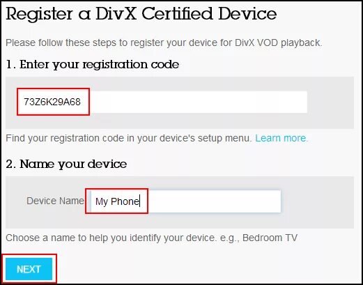 Код регистрации. 9. Divx vod регистрации. Как зарегистрироваться в divx. Как зарегистрироваться в divx.