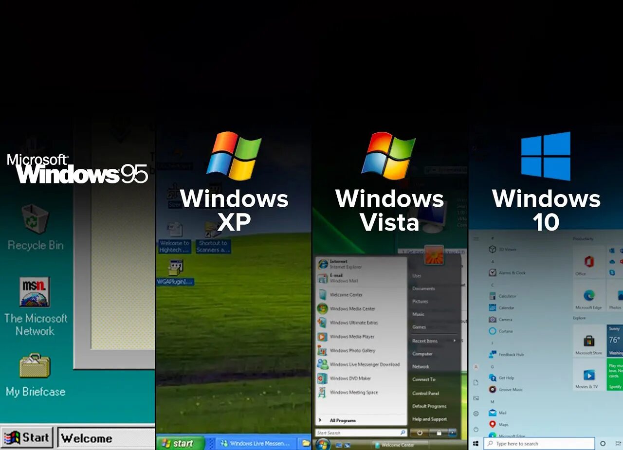Window evolutions. Windows evolution. эволюция виндовс 98. обзор windows 11 2025.