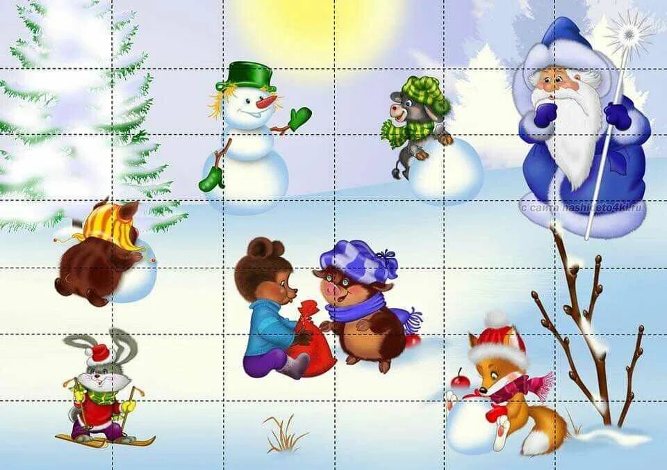 Игры на зимнюю тему. Новогодние пазлы для детей 6-7 лет. Пазл зима для детей. Игры зима для дошкольников. Пазлы на тему зима для детей.