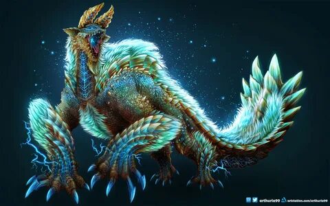 Zinogre by Anthony R : ImaginaryBeasts.