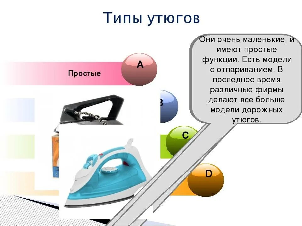 Функции парового утюга. Классификация утюгов. характеристика утюга. конструкция утюга. основные функции утюга.