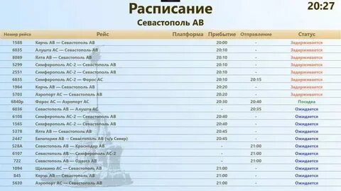Расписание поезда 092 севастополь москве