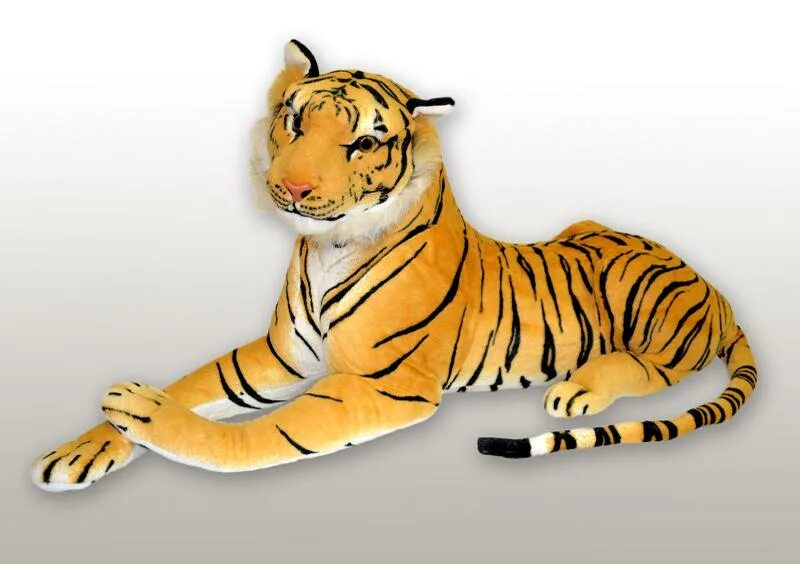 Мягкий тигр купить. Мягкая игрушка тигр. Большая игрушка тигр. Игрушка тигр лежачий. Большая игрушка тигр 120 см.