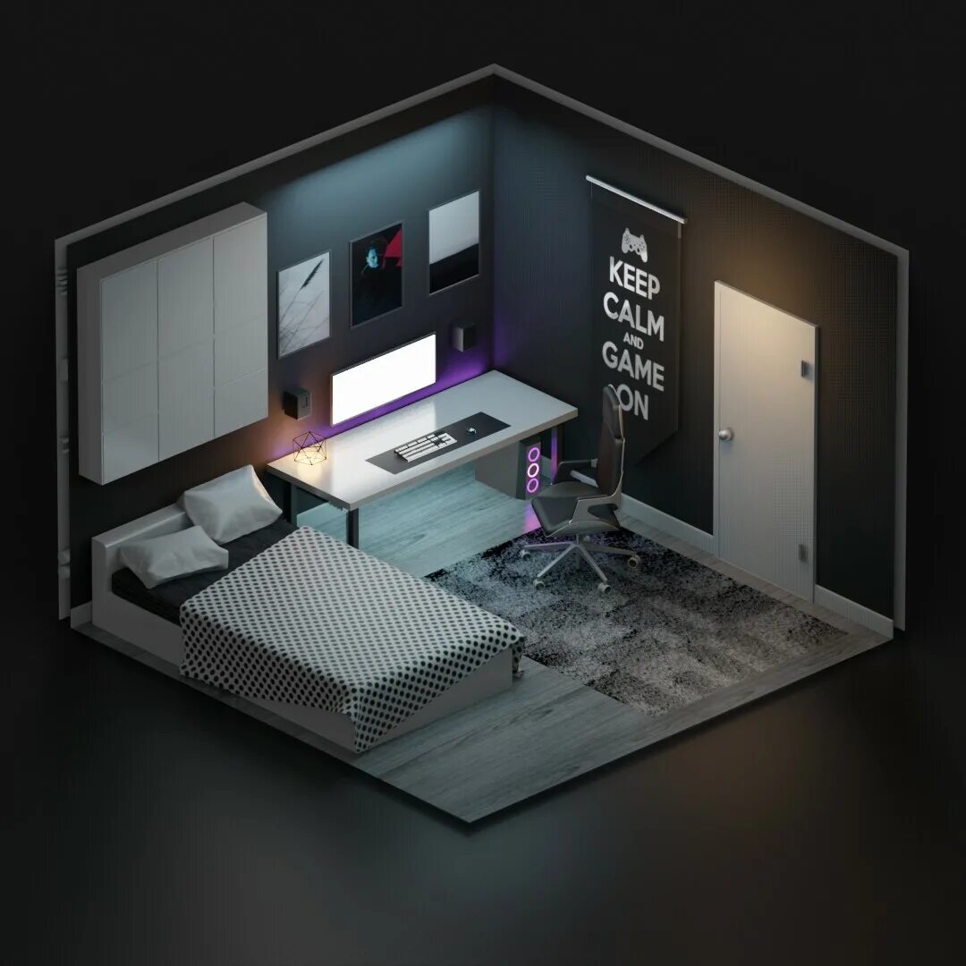 3d room