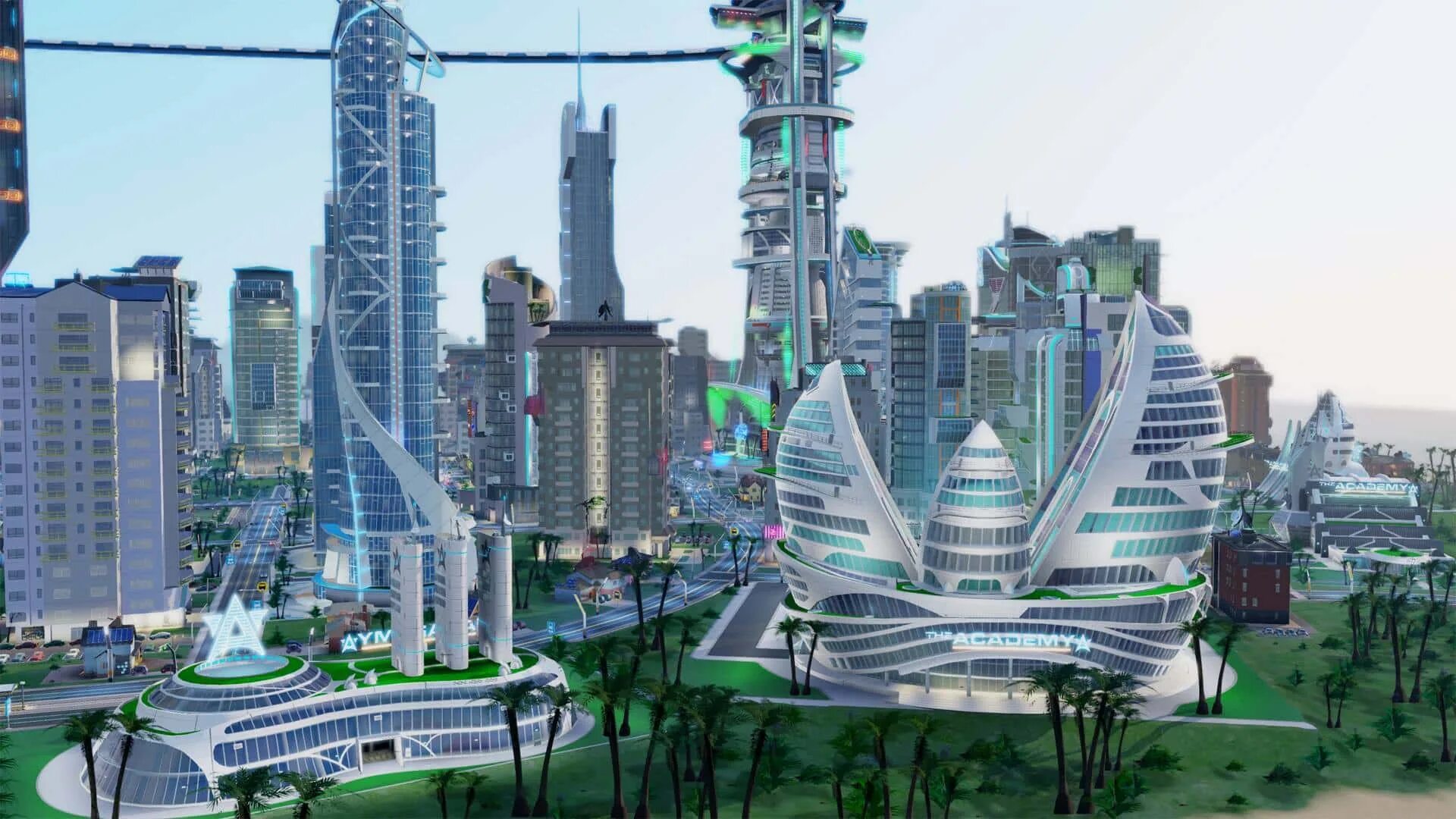 Указывать в будущем. SIMCITY Cities of tomorrow. Архитектура города симсити. Город будущего 2035. Город в далеком будущем.