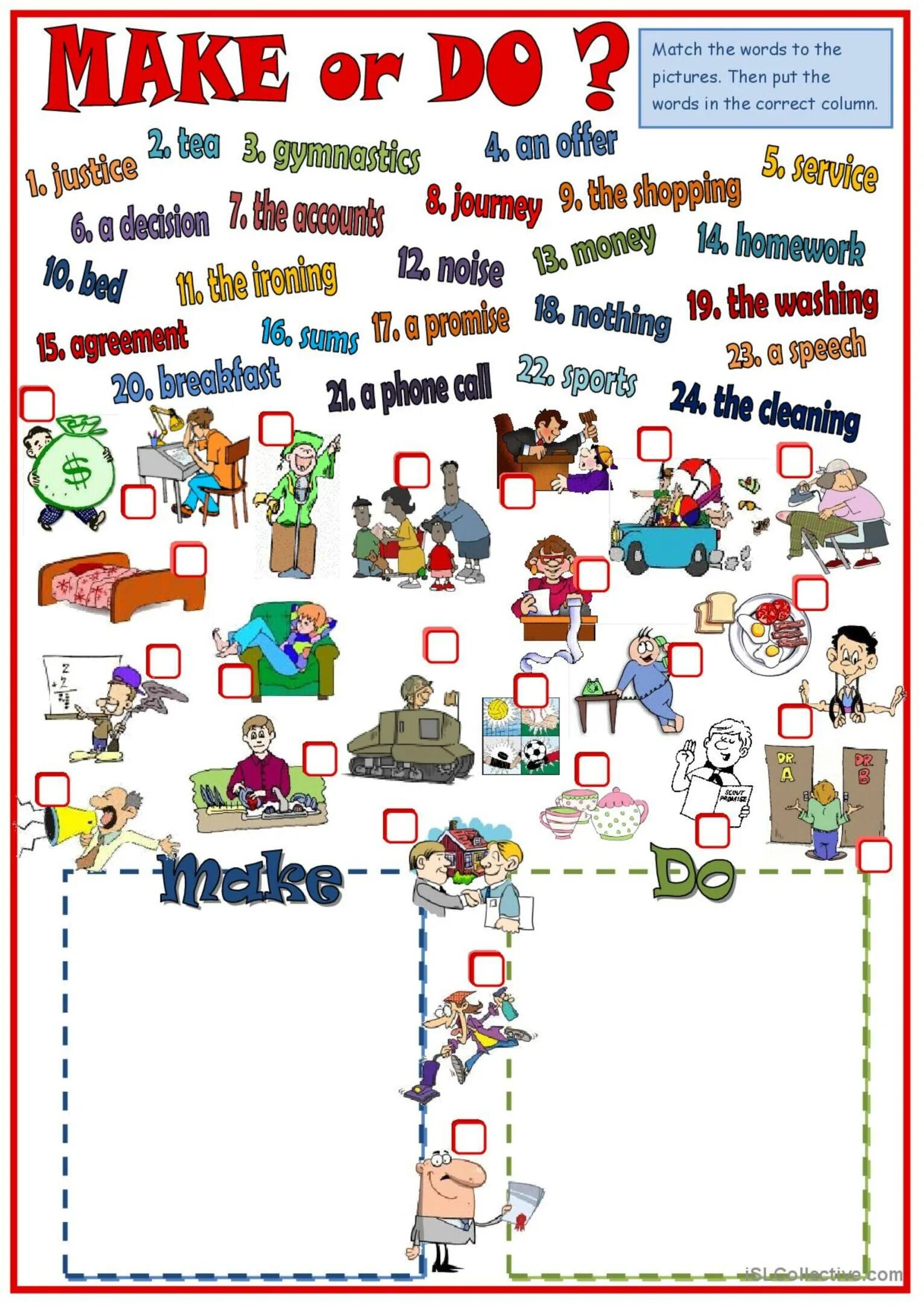 Do promise or make. Do make упражнения. make do задания. упражнения на глаголы do make. make do worksheets.