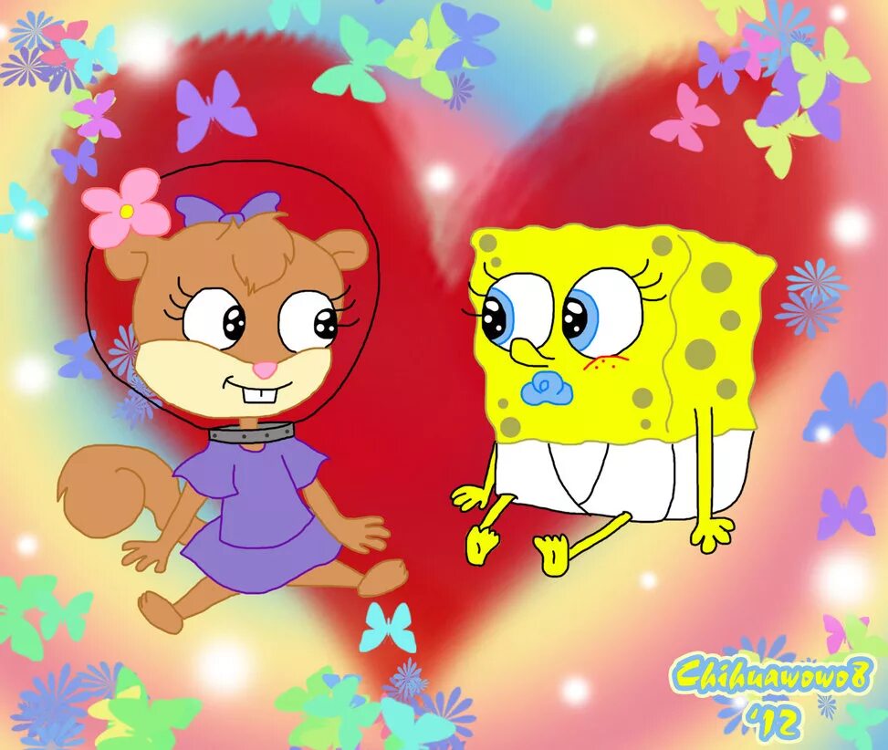 Spongebob sandy. Дети губки Боба и Сэнди. Сэнди и Спанч Боб дети. Sandy Спанч Боб. Губка Боб и Сэнди любовь.