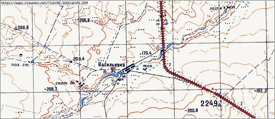 Карта оренбурга беляевское