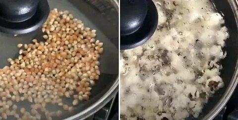 Как сделать попкорн с сахаром