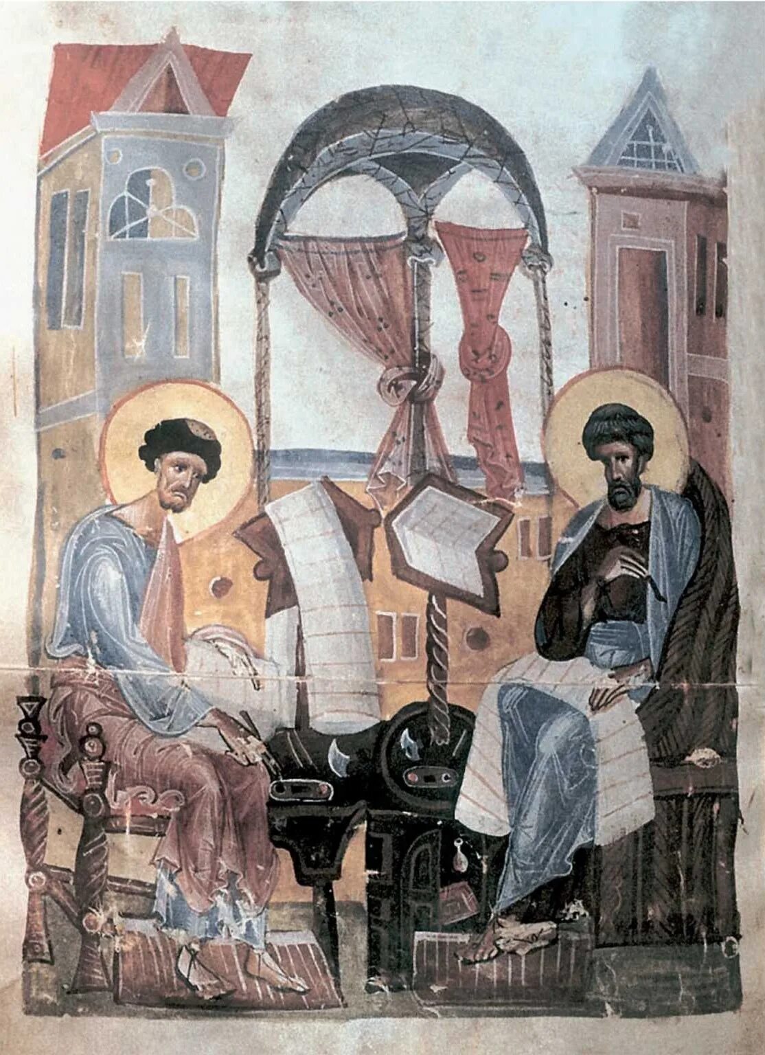 Евангелист макр13 век Галицкое Евангелие. Картины 14 века. Спасское Евангелие 13 века.
