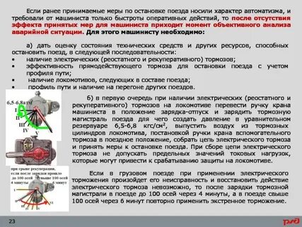 Действия машиниста при минировании поезда