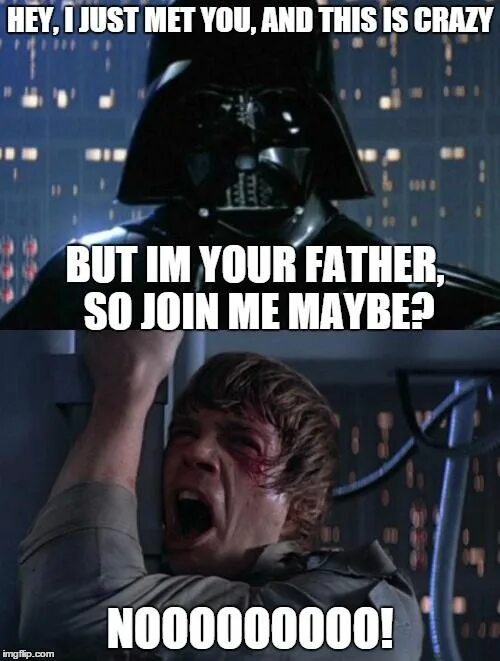 Darth Vader i am your father. Мем Звездные войны люк. Luke im your father. Дарт Вейдер и люк Мем.