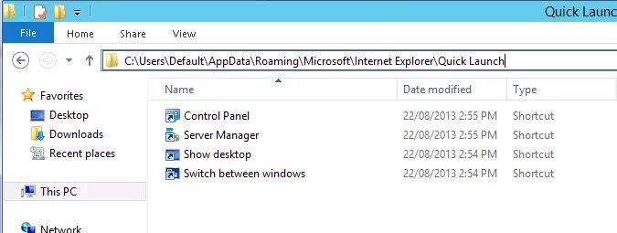 Appdata microsoft internet explorer quick launch. Appdata microsoft internet explorer quick launch