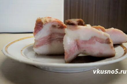 Самое вкусное сало сухим способом