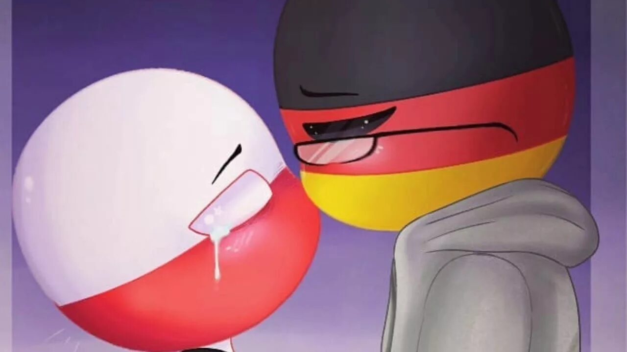 Countryhumans poland. Германия и Польша Countryhumans шип. Кантрихьюманс Польша. Poland x Germany Countryhumans. Германия с круглой головой.