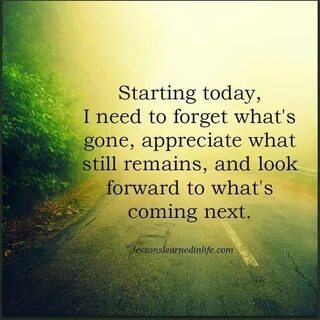 Need to forget