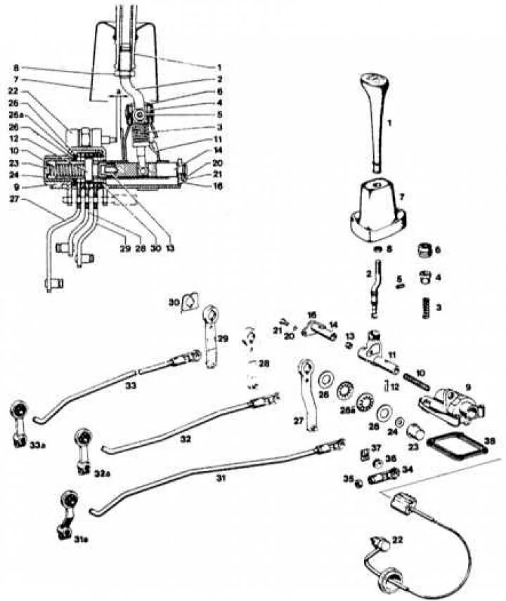 Актрос переключение передач. Мерседес 124 рычаг кулиса МКПП схема. Тяги переключения передач Мерседес 124. Кулиса коробки передач Mercedes w123. Схема кулисы Мерседес 124.