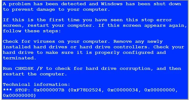 Ошибка виндовс 7 синий экран смерти. Синий экран ошибка 0x0000007b. Синий экран смерти 0000007b. Синий экран смерти Windows 7 0x0000007b.