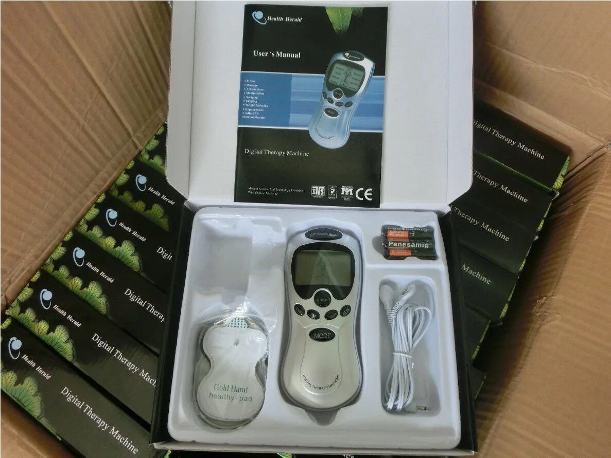 Инструкция digital therapy machine. Китайский массажер модель Jr-208. Тренажер китайский Health Herald 2008. Прибор Health-up. Миостимулятор Health Herald точки на ногах