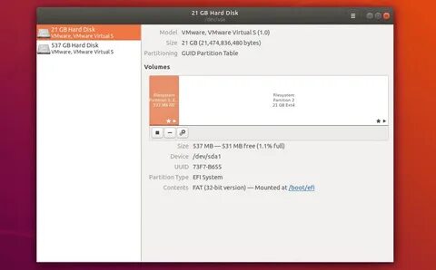 Gnome disks linux