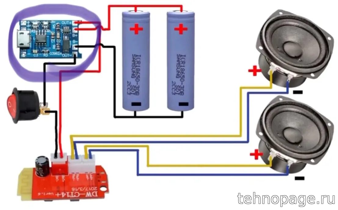Через колонку. Схема питания переносной колонки. Схема USB колонки с аккумулятором. Колонка NBY-18 схема платы. Схема подключения блютуз колонки.