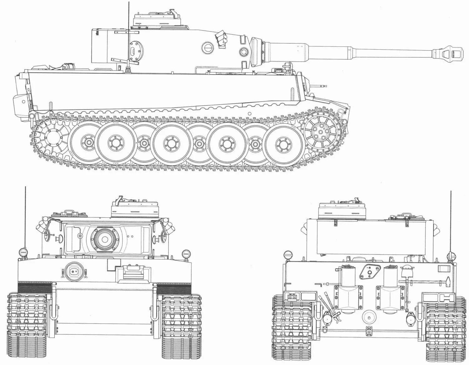 Тигр 1 сбоку чертеж. Танк тигр чертежи. Чертежи танка Tiger 1. Тигр 2 сбоку чертеж. Схема танкового