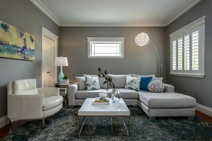 A Serene Beige Apartment with Original Details Living room inspiration, Warm neu