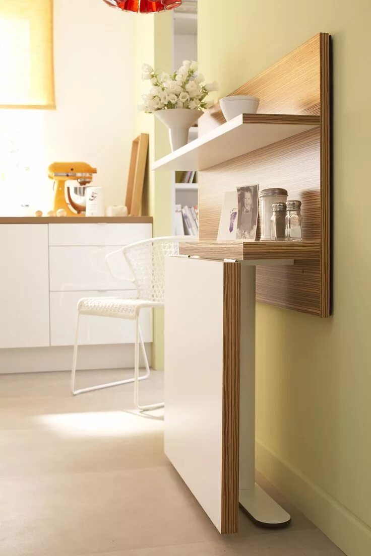 5 Small Working Space Designs with Contemporary White Wall Storage and A Desk Ho