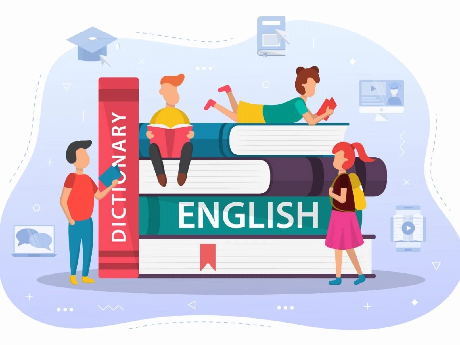 Включи learn. Английский иллюстрация. Иллюстрация английский учеба. Learning English иллюстрация. Изучение английского иллюстрации.