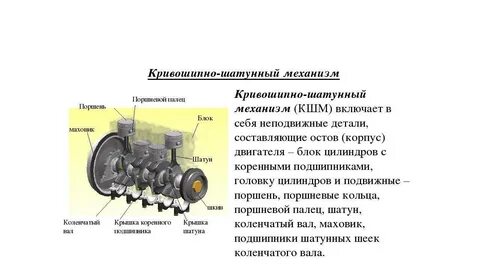 Кшм назначение устройство принцип
