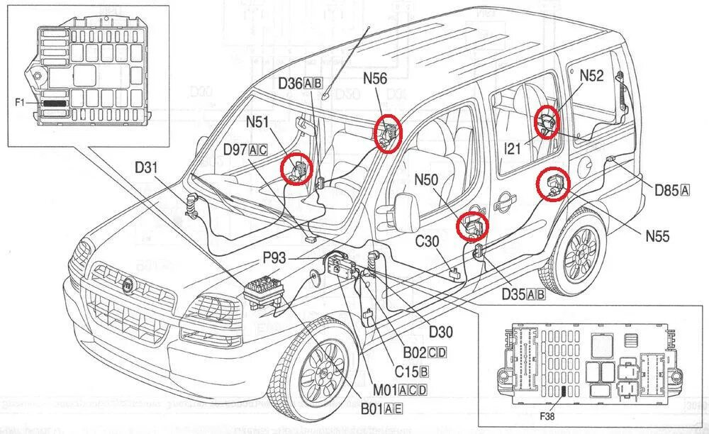 Fiat doblo схема. Fiat doblo схема