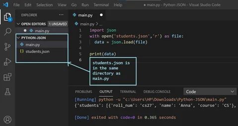 Получить json python