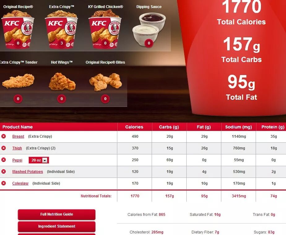 Kfc первый заказ через приложение. Калории продукции KFC. Стандарты KFC.