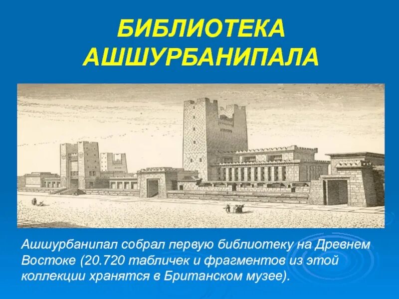 Создание библиотеки царя ашшурбанапала впр. Библиотека ассирийского царя Ашшурбанапала. Глиняная библиотека царя Ашшурбанапала. Библиотека глиняных табличек ассирийского царя Ашшурбанипала. Ашшурбанипала в Ниневии.