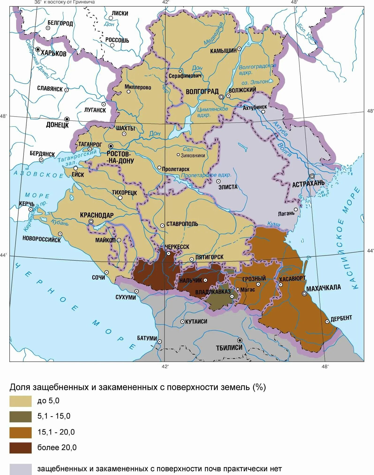 Состав европейского Юга на карте. Европейский Юг России. Европейский Юг России карта. Юг европейской части России карта.