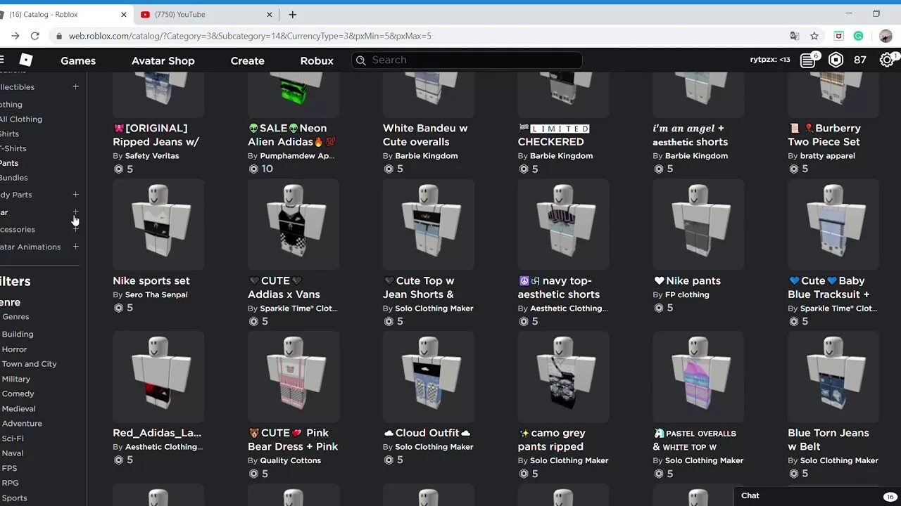 Как одеться стильно но дёшево за 20 робуксов в роблокс(часть2)ROBLOX - YouTube