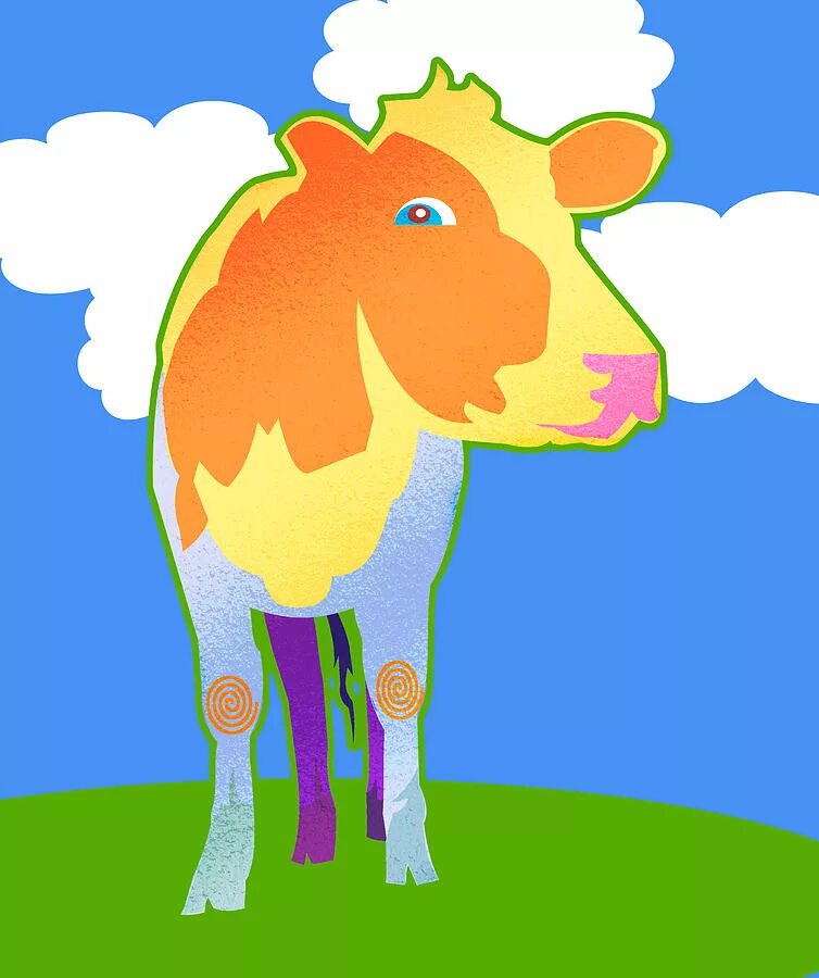 Оранжевая корова. Оранжевая корова настоящая. Корова оранжевого цвета. Корова разноцветная Живая. Как нарисовать оранжевую корову