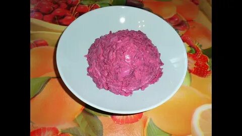 Сырая свекла салаты рецепты с чесноком