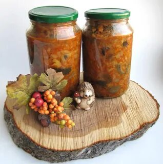 Солянку грибную с капустой на зиму