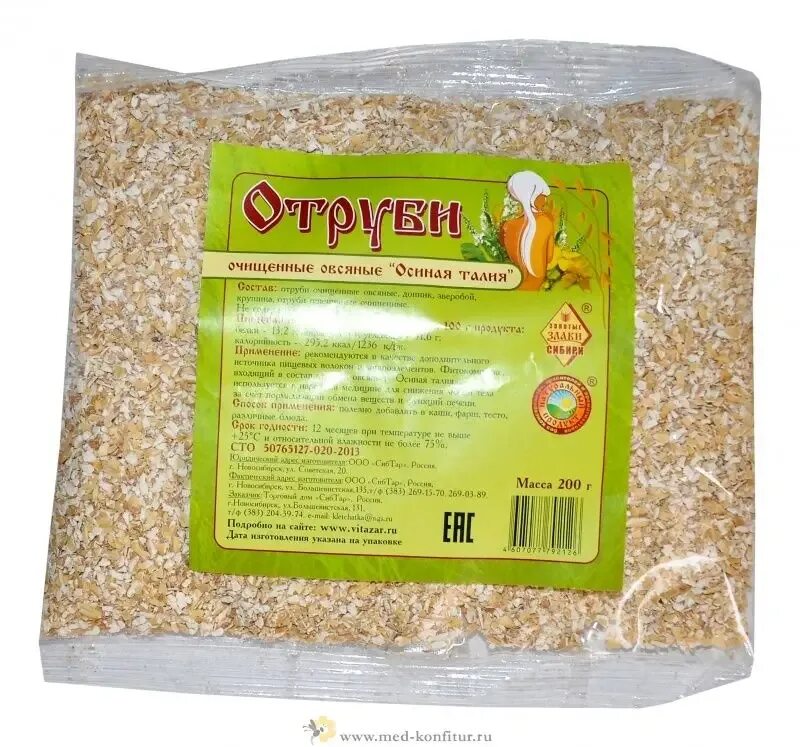 Кормление отрубями
