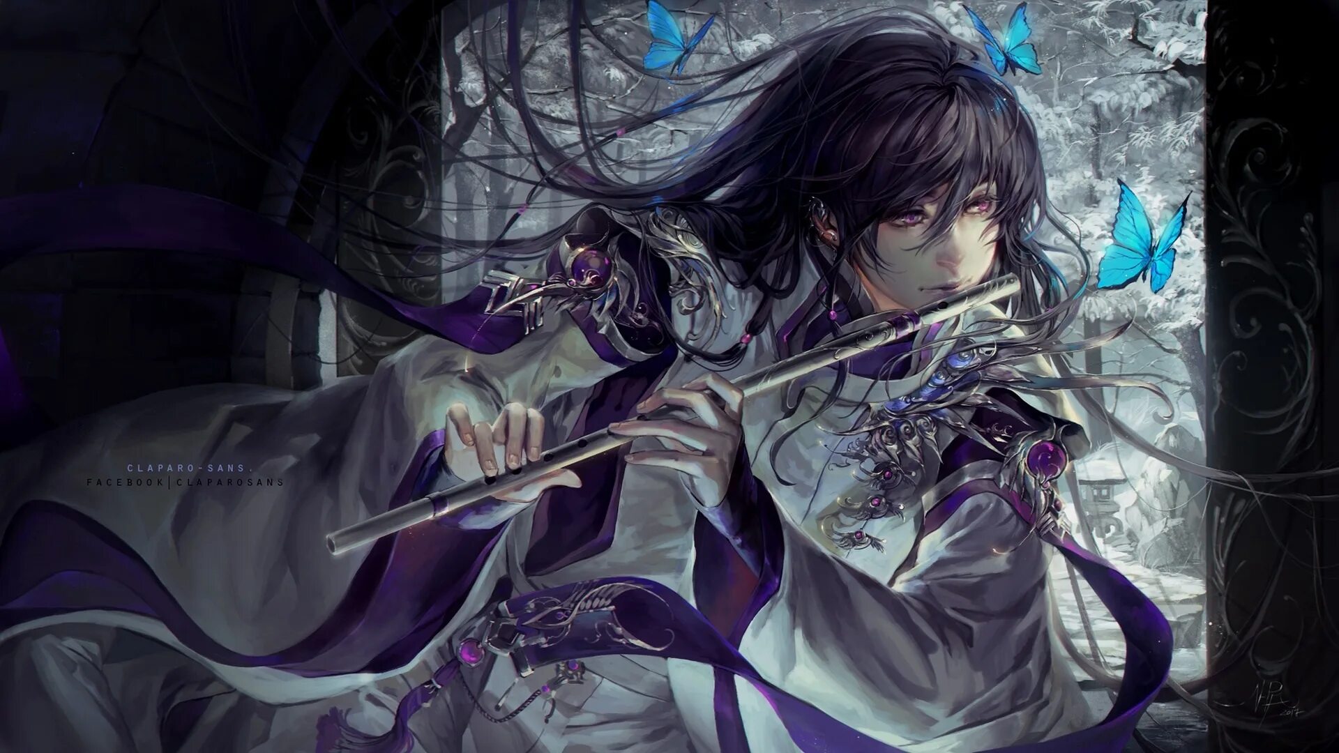 Парень играющий на флейте. Аниме парень с флейтой. Мальчик с флейтой. Мальчик с флейтой. Парень играющий на флейте.