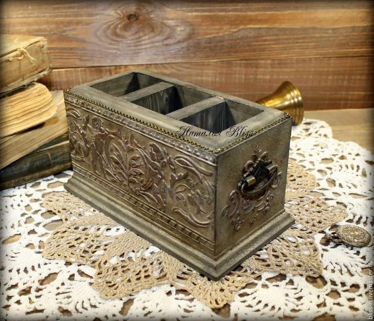 Эгломизе гломи. Краска с эффектом состаривания для дерева. Старинный фолиант декупаж. Имитация старых. Браширование сосны.