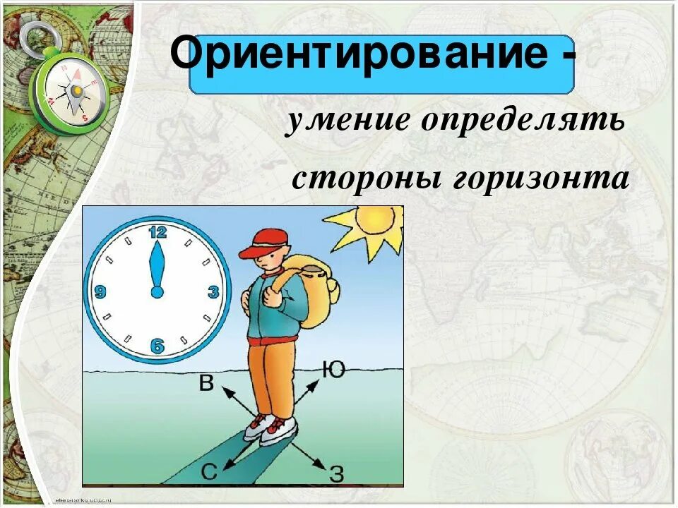 Ориентирование 2 класс видео. Ориентирование на местности стороны горизонта. Ориентирование на местности для детей. Задания по ориентированию на местности. Упражнения по ориентированию на местности задание.