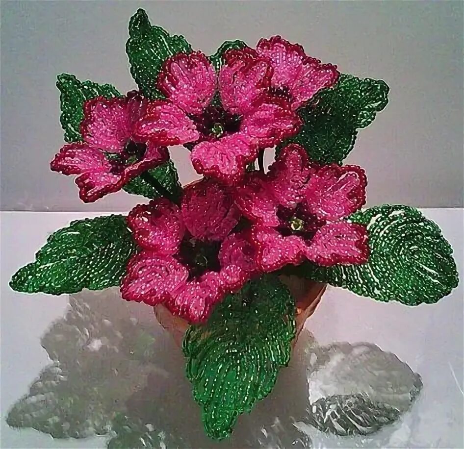 ГИАЦИНТ ИЗ БИСЕРА . Обсуждение на LiveInternet - Российский Сервис. Beaded flowe