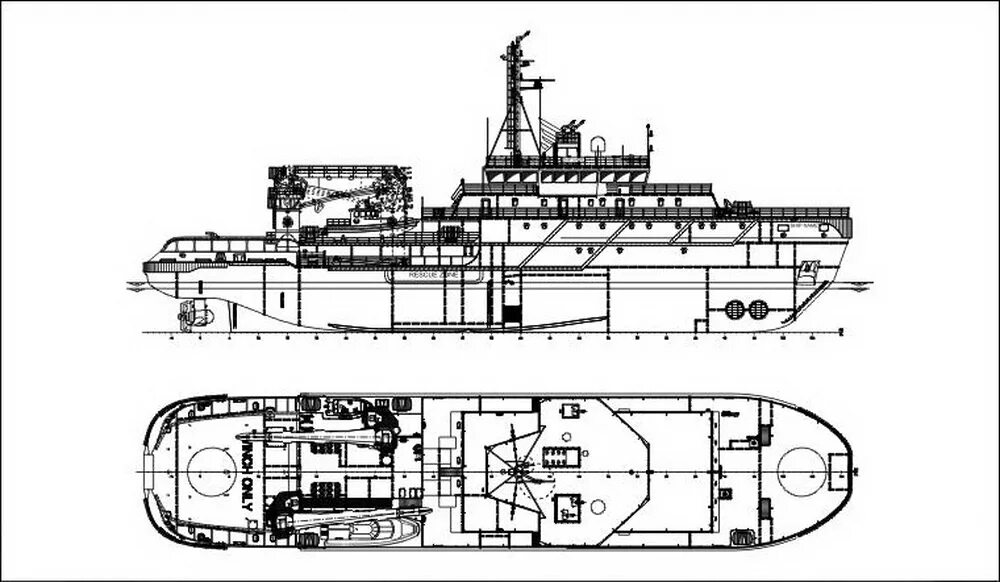 Судно проекта 3050.1 ттх и чертежи Motor boat. SeaTech ltd