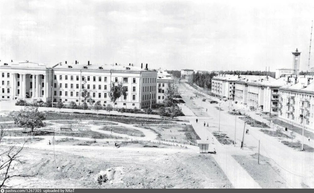 Обнинская ул. Обнинск в 1956 году. Старый Обнинск. Обнинск 1950. Обнинск 1960.