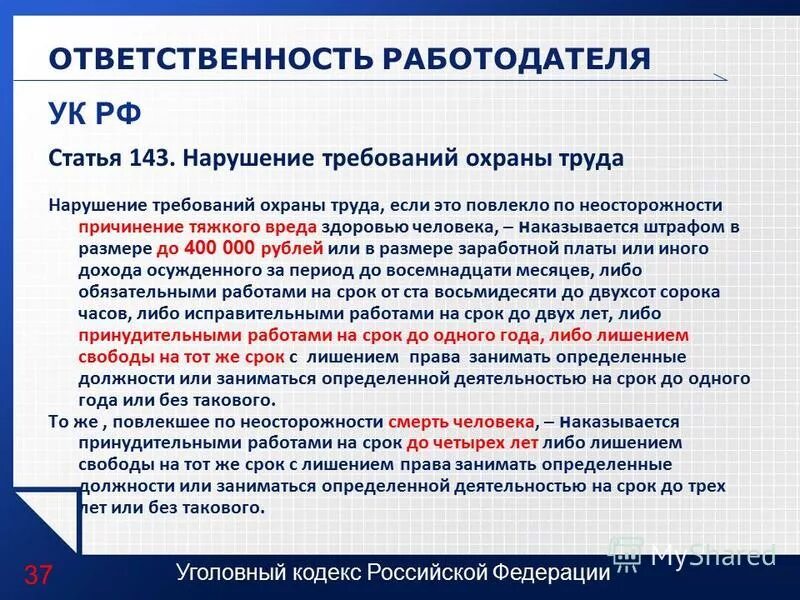 Статья 22 обязанности работодателя. Статья 22 обязанности работодателя