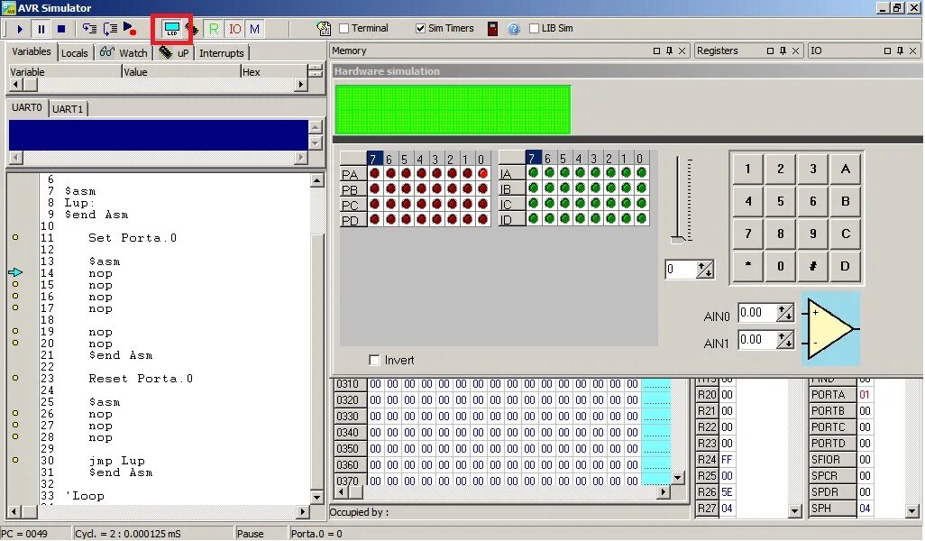 Симулятор AVR. AVR программа. Программа Bascom-AVR. AVR Studio симуляция. Программный симулятор станция организатора ответы 2024