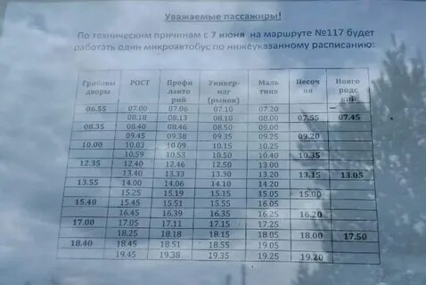 Расписание автобуса 117 калининград ладушкин
