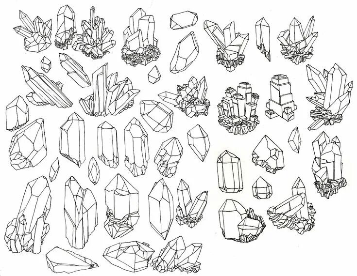 Кристалл раскраска для детей распечатать Gems Coloring Page Coloring pages, Gem drawing, Coloring book pages
